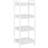 4 Tier Narrow Corner Bookshelf, Wooden Display and Storage-717112786