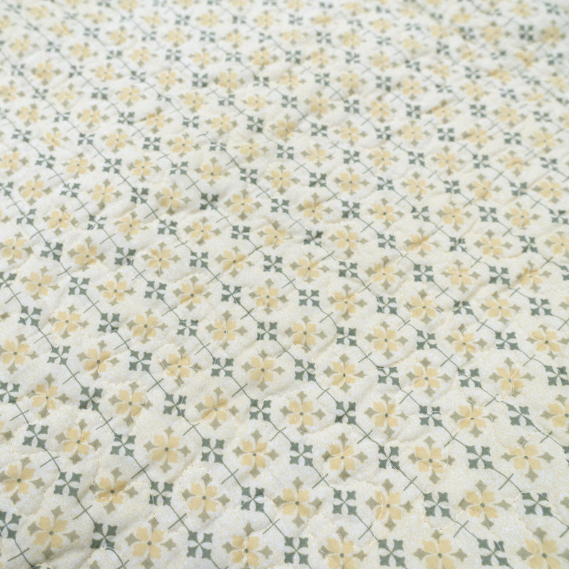 Ensemble de courtepointe en coton 3 pièces Donna, Grand lit