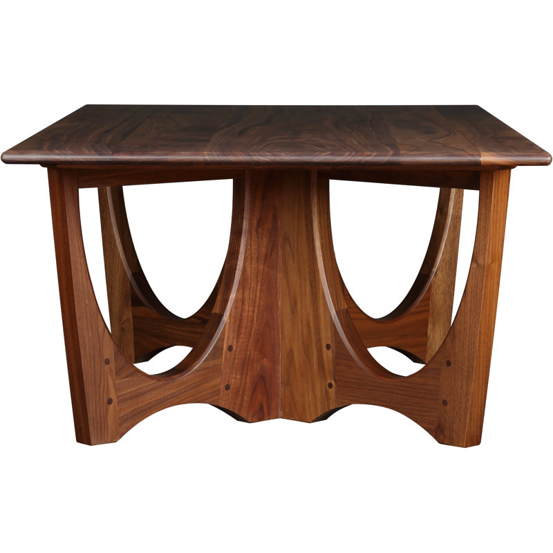 Walnut Grove Solid Wood Trestle Coffee Table