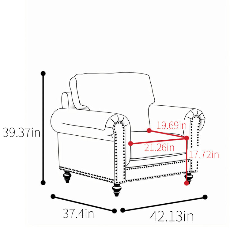 Simple and elegant fabric sofa