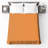 Solid Orange Quilted Bedspread All Sizes-126175124