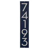 Floating Modern 6" Number Vertical Address Plaque (5 Characters)