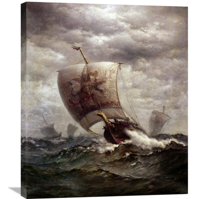 " Viking Ships at Sea " Print