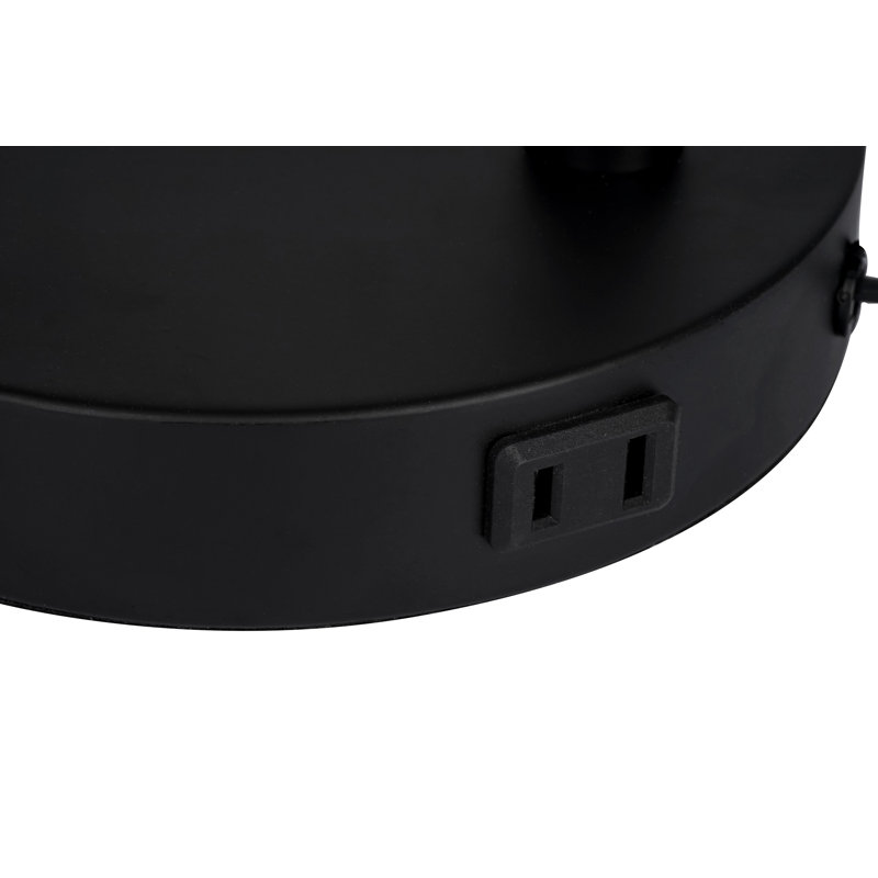 Prismatic 1-Light Desk Lamp - Black