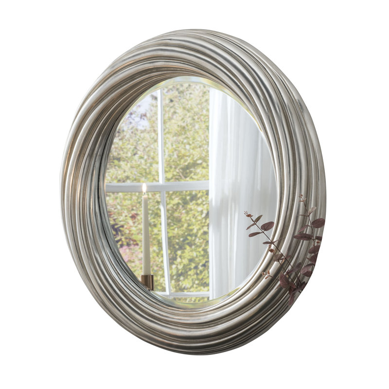 Mable Flat Mirror, Silver