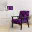 Tartan à carreaux - Fauteuil d'appoint rembourré à motifs-303622209-491257196