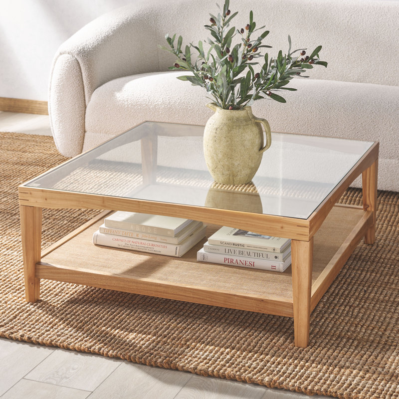 Table basse à 4 pieds avec rangement Tamilla