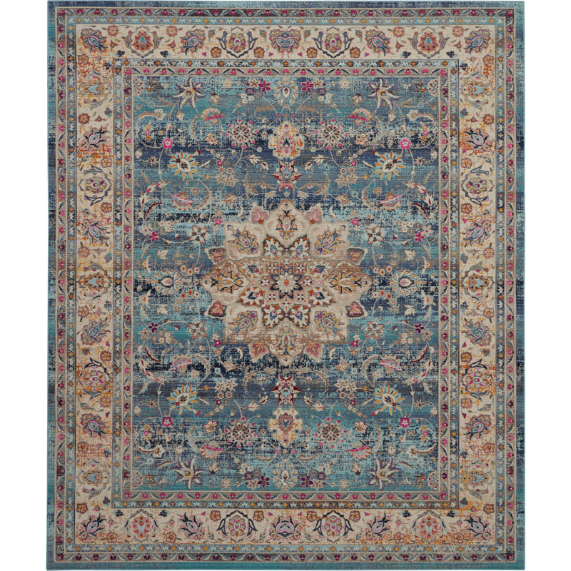 Oriental Indoor Rug, Rectangle 8'10" x 11'10"
