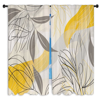 Stratos Polyester Room Darkening Curtain Pair