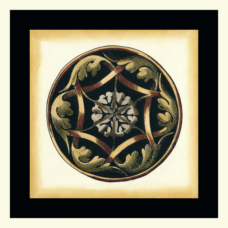Small - Ornamental Accents IV by Vision Studio - Wrapped Canvas Painting, 30cm H x 30cm W x 3.8cm D