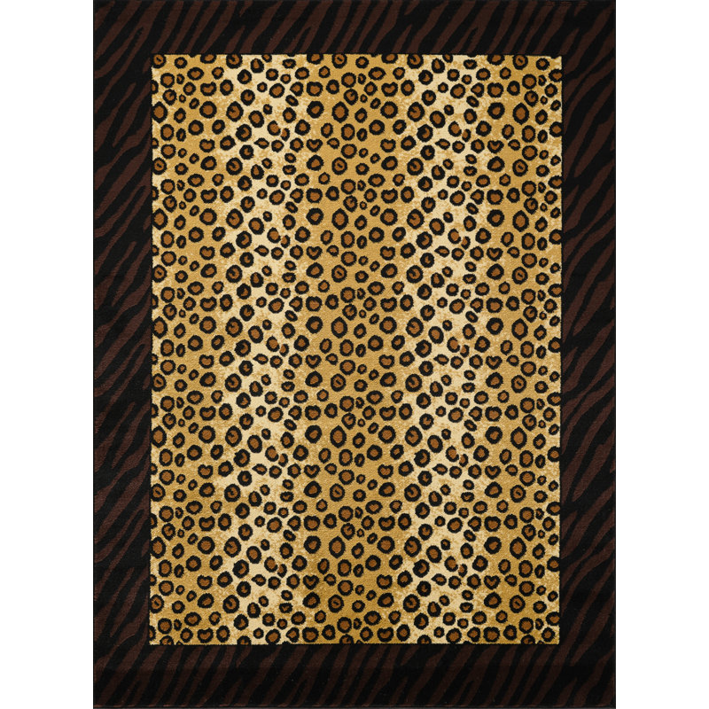 Leopard Print Area Rug – Bold Exotic Style For Every Space 2 Ft. 7 In. X 7 Ft. 3 In., Runner 2'7" x 7'3"
