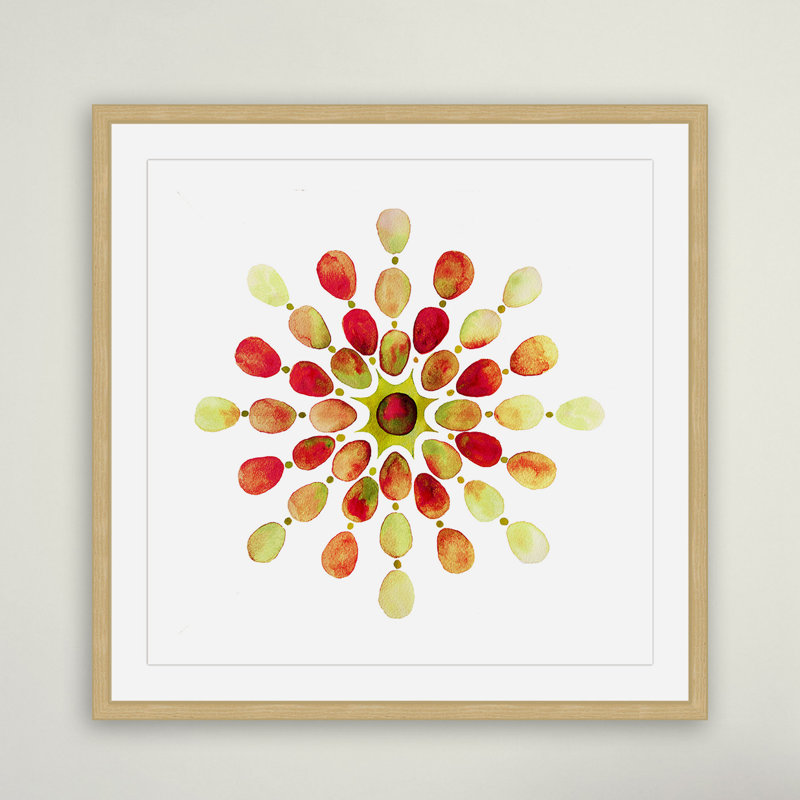 " Red Babble " by Marmont Hill, 12" H x 12" W x 1.5" D