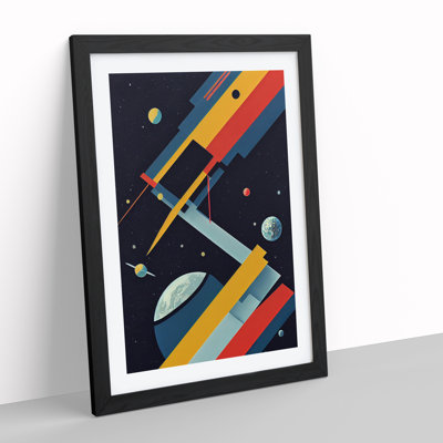 Abstract Spaceship Rocket No.2 - Single Picture Frame Print