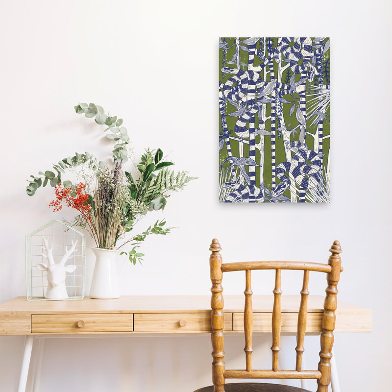Jungle Snakes, 24" H x 16" W