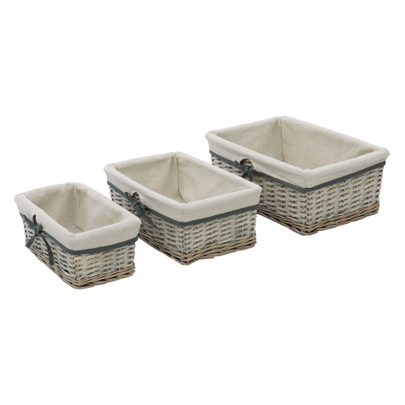JVL Wicker Decorative Basket