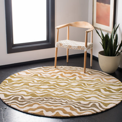 Candelo Hand Tufted Wool Pile Abstract Rug
