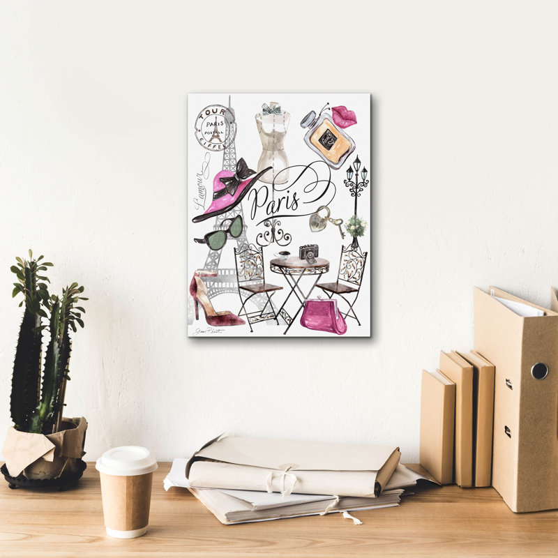 «Paris Lamour» par Jean Plout, art mural 12 po x 16 po, 12 po x 16 po