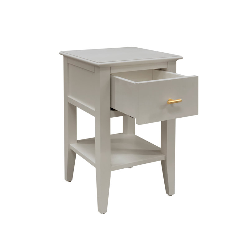 35cm W Bedside Table, Grey