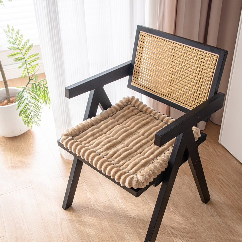 Housse pour fauteuil en velours côtelé, Brun