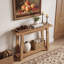 41.3'' Light Brown Console Table with Shelf