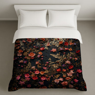 Housses de couette arrangement floral floral