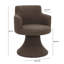Chaise pivotante chocolat-1873180062