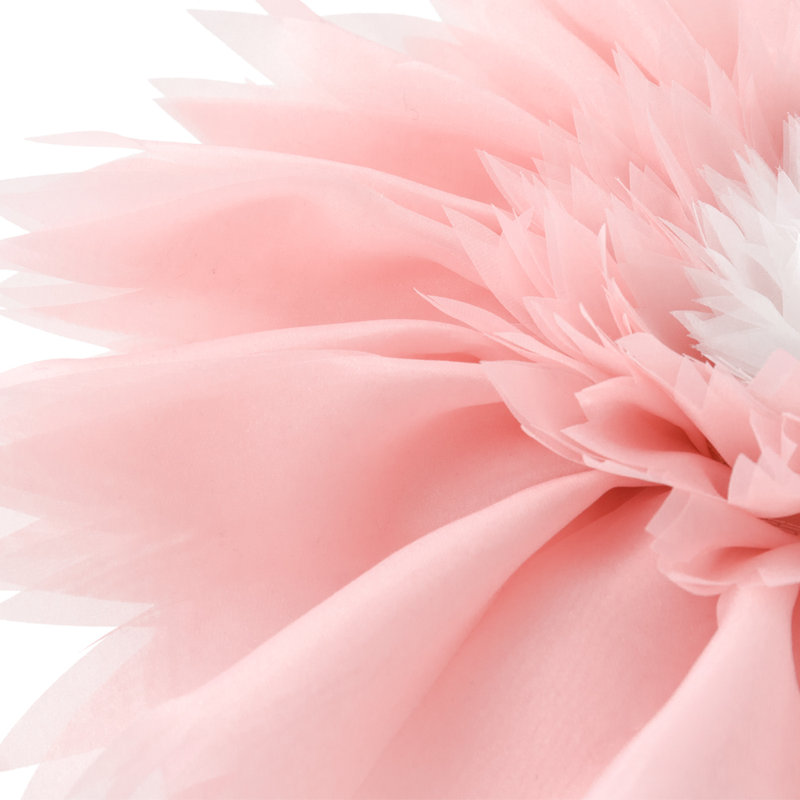 Pink Round 12" Polyester Sunflower Decorative Cushion