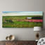 Eden Flower Fields And Barn - Toile tendue avec châssis - Prêt à accrocher-313113159