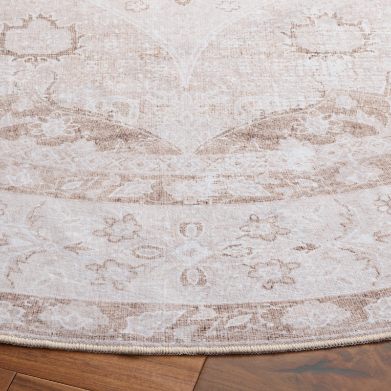 Tapis d'intérieur lavable à la machine Arizona Performance, Rond 6 pi