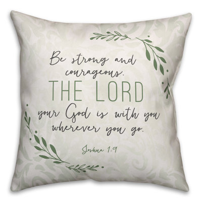 Coussin Be Beige and Courageous
