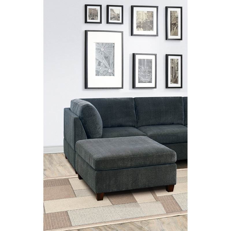 Modular Corduroy 4 - Seater With Cloud Couch Design, Deep Seat, Comfort, Instant Use Style, Use