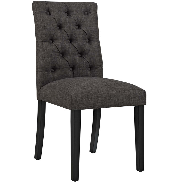 Modway Duchess Button Tufted Fabric Dining Chair