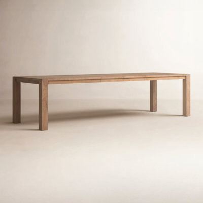 Rosalie 84" Extendable Oak Dining Table