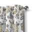 Rideau simple obscurcissant et thermique à motif floral-2141202722-2141279461
