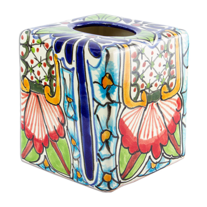 Couvre-boîte de mouchoirs fait à la main