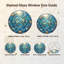 Panneau de vitrail Ocean Fish - 7,8H-332943206