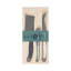 French Home Laguiole Set Of 3 Cheese Knives - Sea Salt-115253544