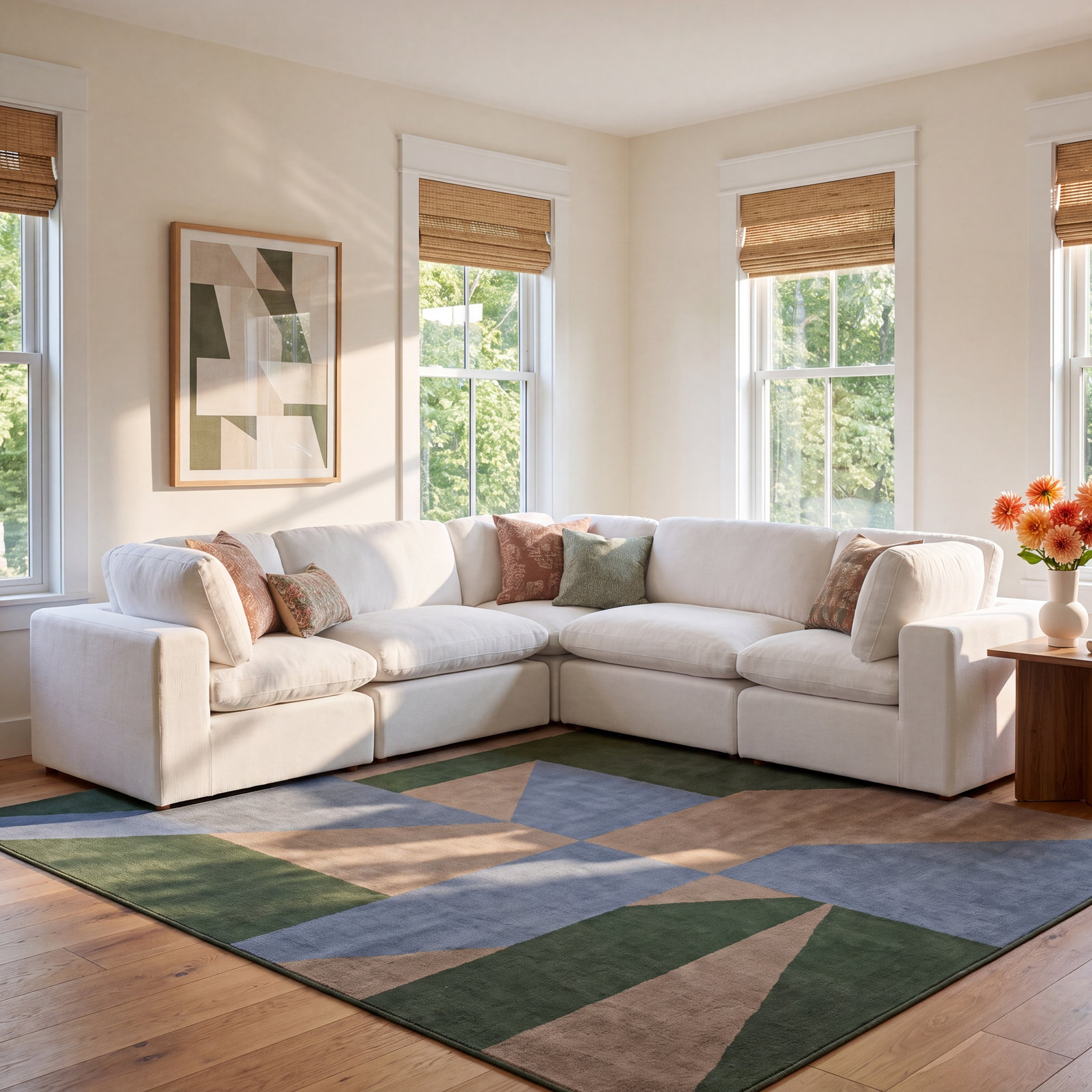 Jossa Modular Corner Sectional, White