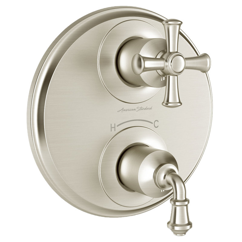 Robinet de douche avec garniture Delancey, Nickel brossé