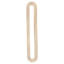 Huddersfield 2 Tone Wooden 3.5 cm Centre Novelty Pull
