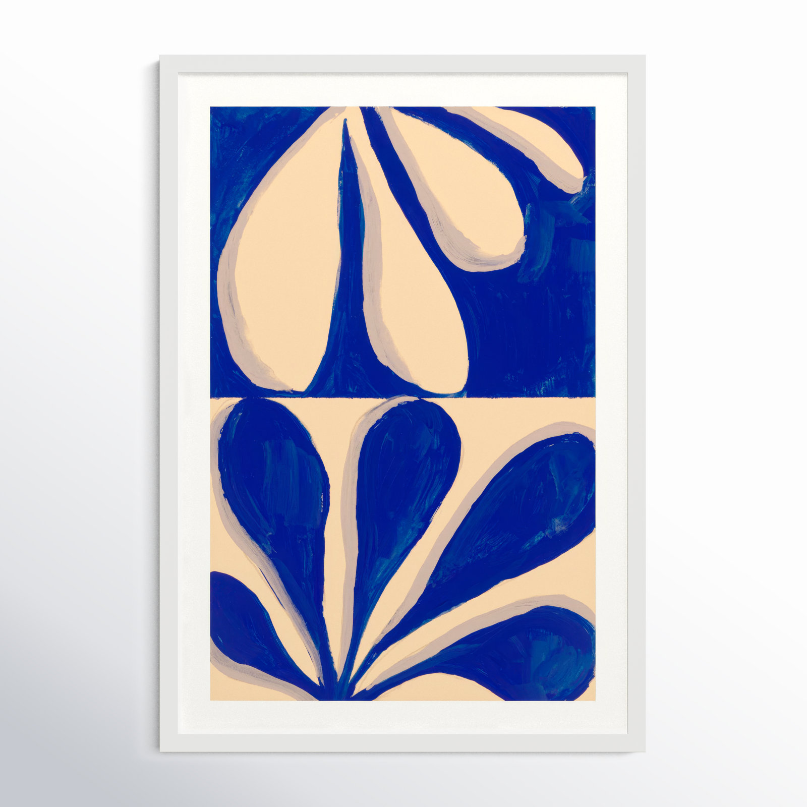 Vice Versa Print by Andrea Stokes, 17.5" W x 25" H, White Framed