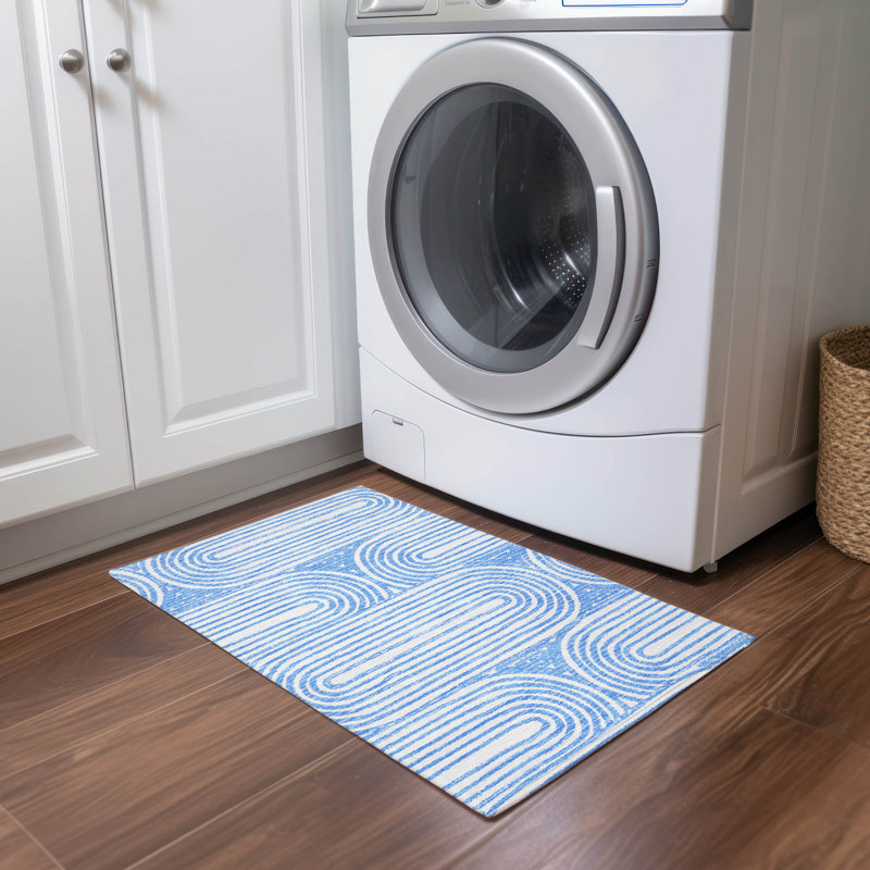 Tapis intérieur / extérieur Kinslee, Rectangle 1 pi 8 po x 2 pi 6 po