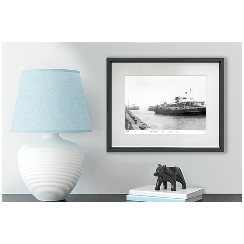Liverpool, The Ferry Boats C1965 by Francis Frith - Single Picture Frame Print, 40cm H x 50cm W x 2.3cm D
