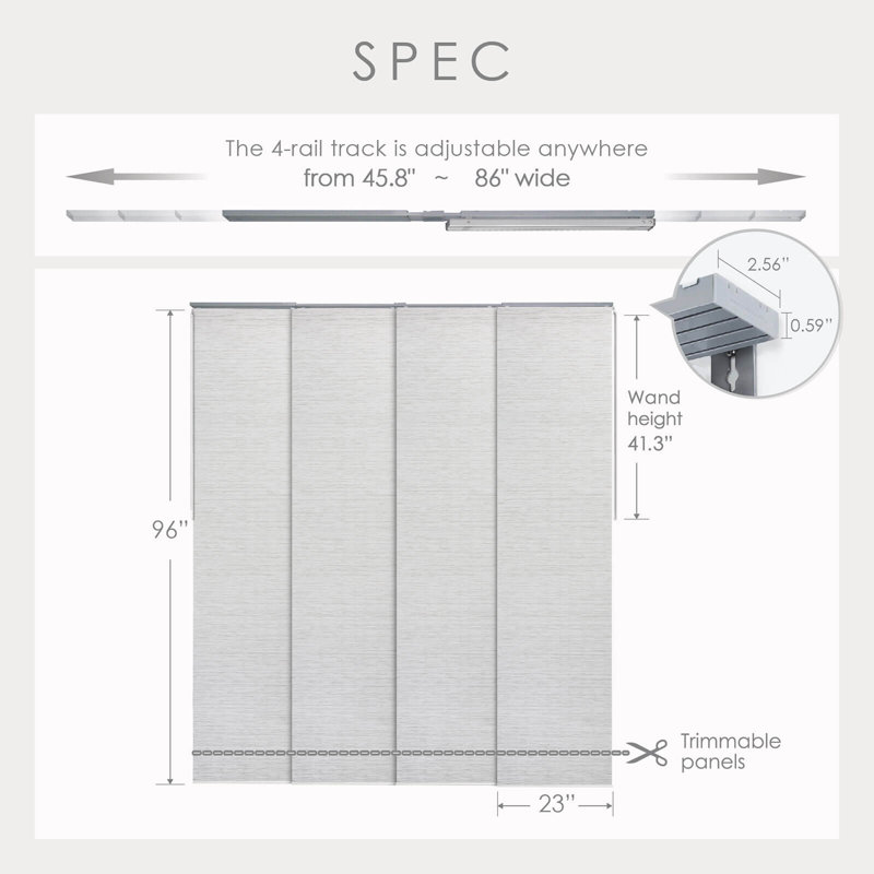 Semi Sheer Vertical Blind