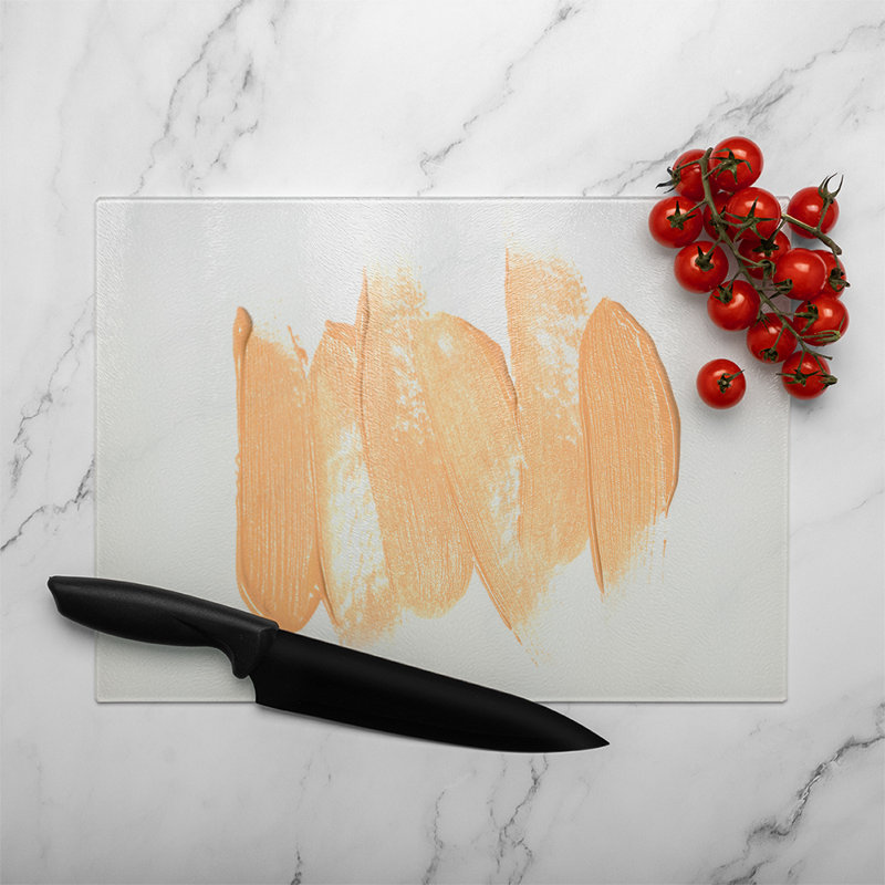 Foundation Designer Glass Chopping Board, 40cm L x 28cm W
