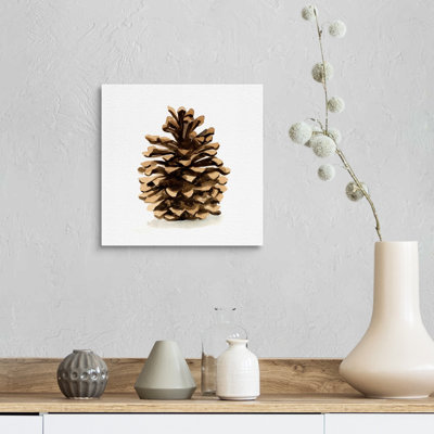 " Conifer Cone I " by Emma Caroline Painting Print