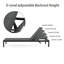 Chaise longue, ensemble de 2 chaises de piscine, chaise longue de bronzage avec dossier inclinable à 4 positions, siège en filet respirant-79441838