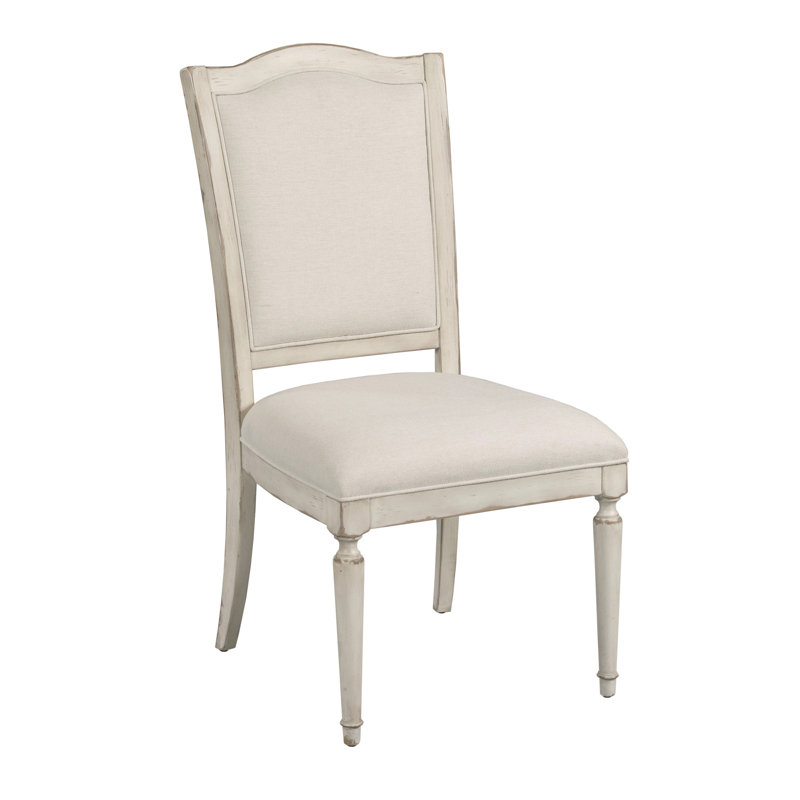 Chaise d'appoint rembourrée Daniella - crème