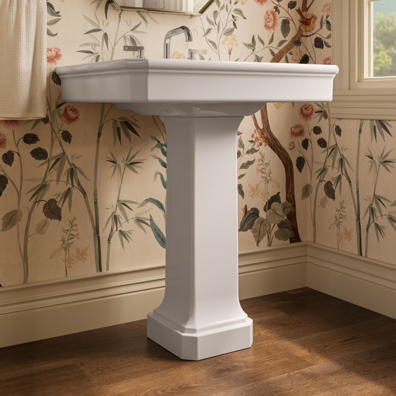 Base de lavabo sur pied Claude by Studio McGee, Blanc