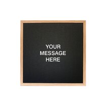 Free Standing Changeable Letter Board August Grove